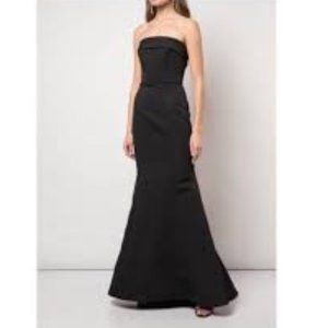 NEVER WORN Amsale Jaylin Faille Hunter 10